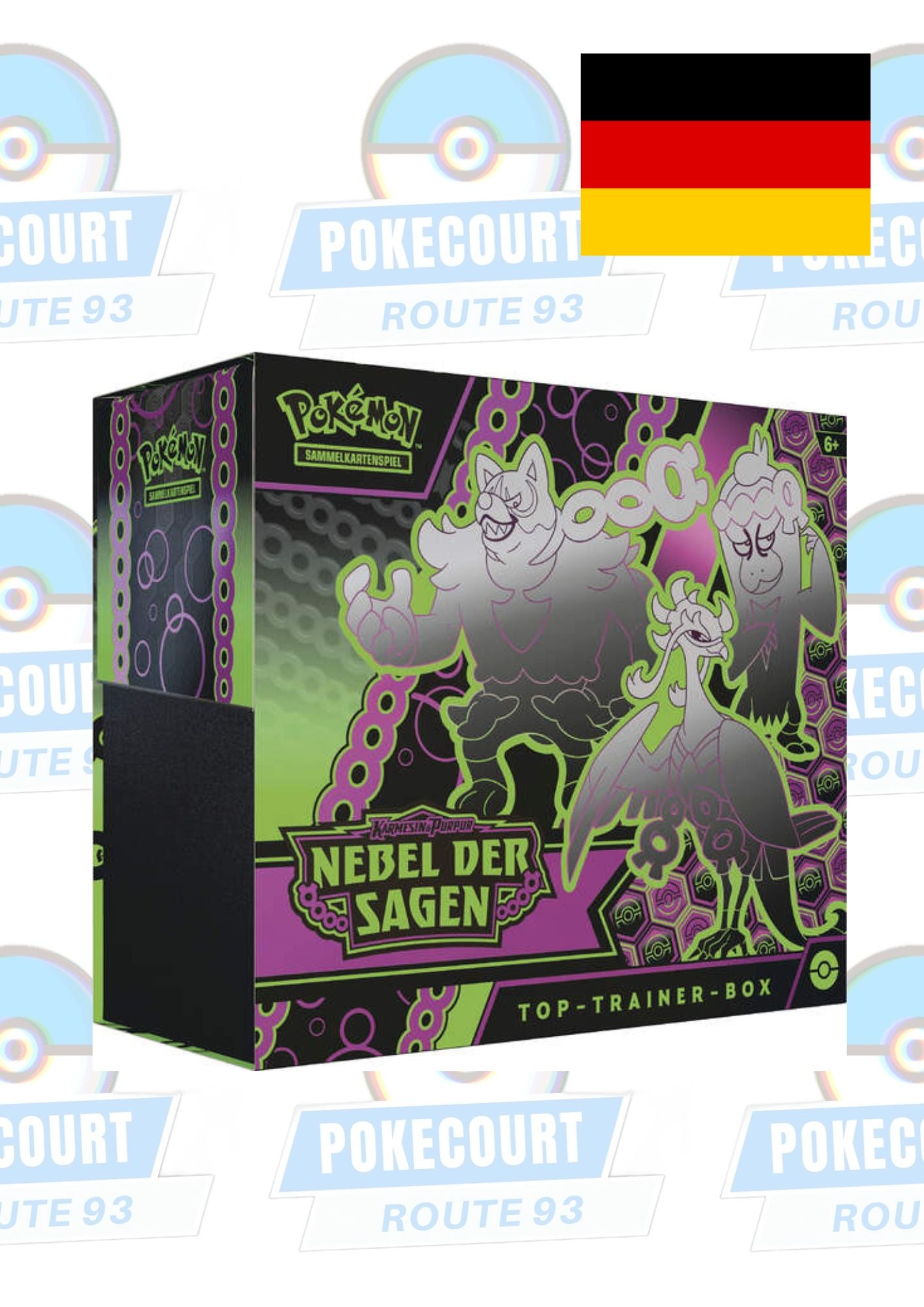 Nebel der Sagen Top Trainer Box -Karmesin & Purpur (DEU)