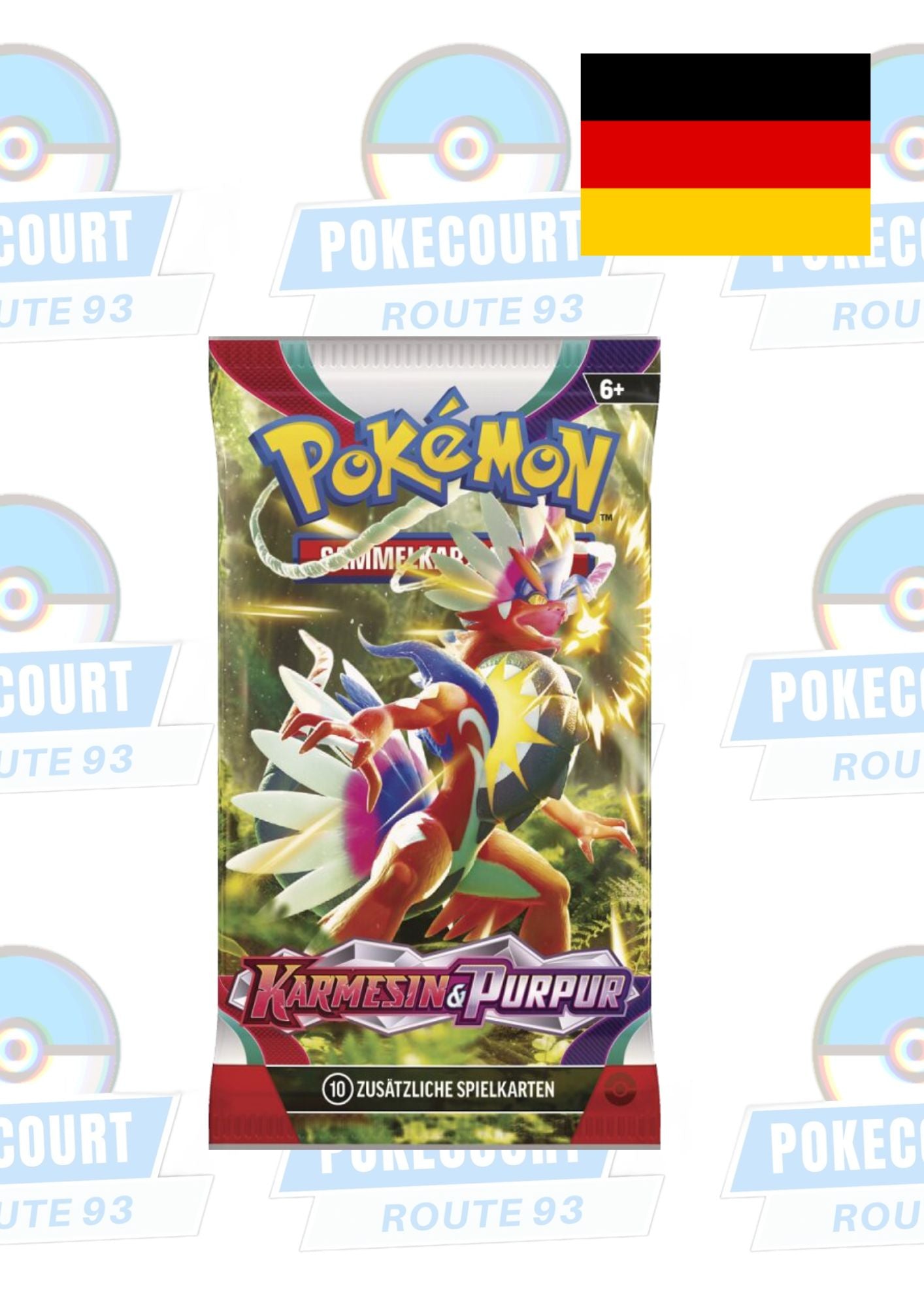 Karmesin & Purpur Base Set (DEU) - Einzelbooster