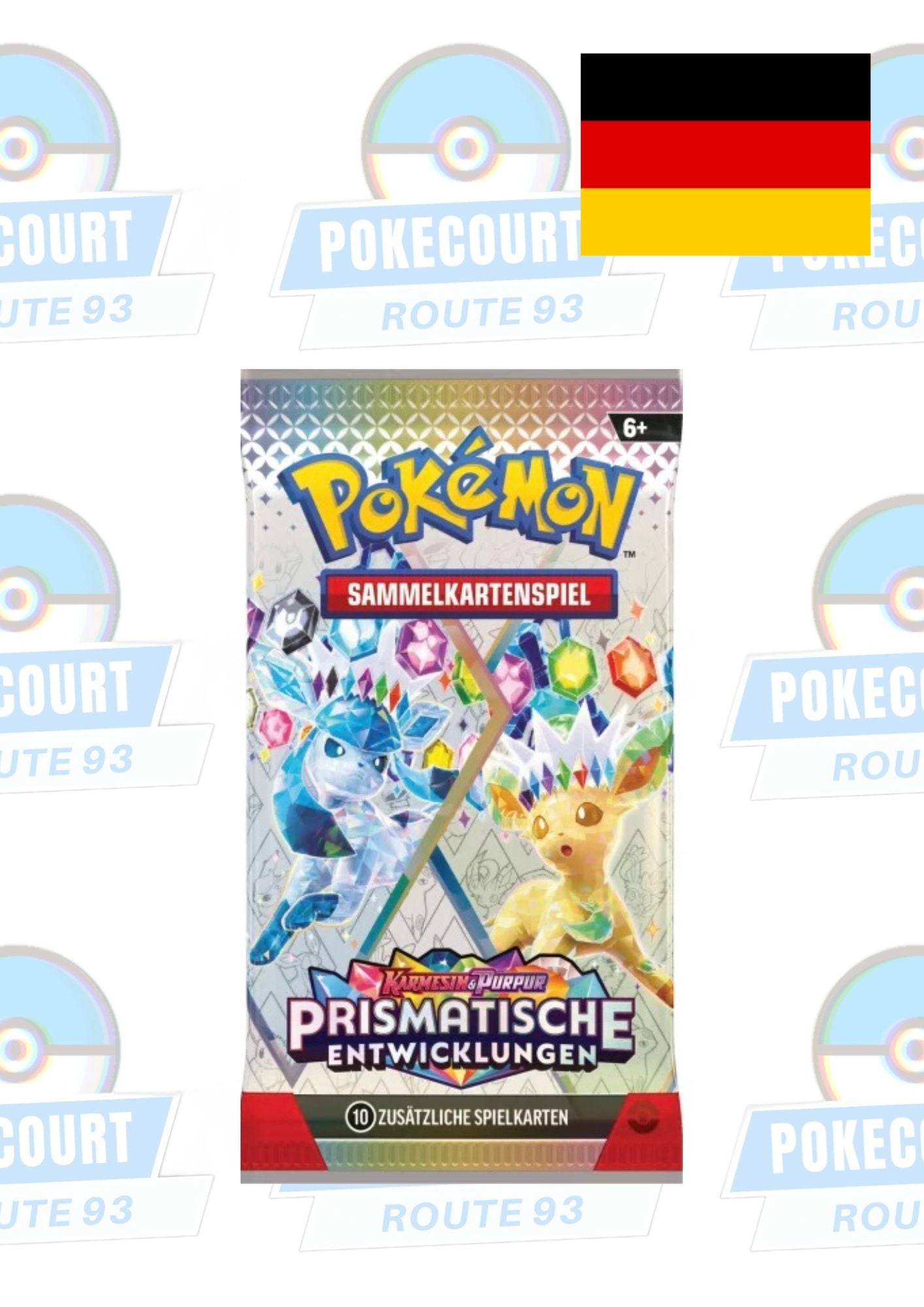 Prismatische Entwicklungen Karmesin & Purpur (DEU) -Einzelbooster