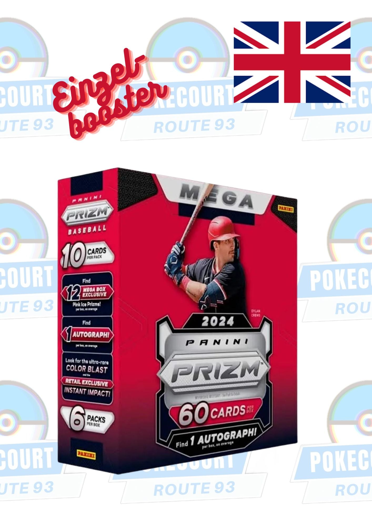 2024 MLB Baseball Panini Prizm Mega Boxc- Einzelbooster