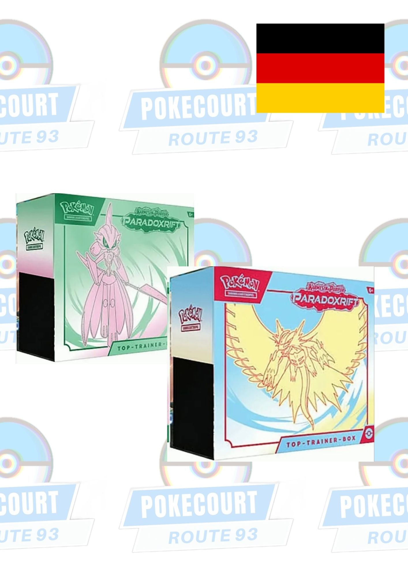 Paradoxrift Top-Trainer-Box Karmesin & Purpur (DEU)