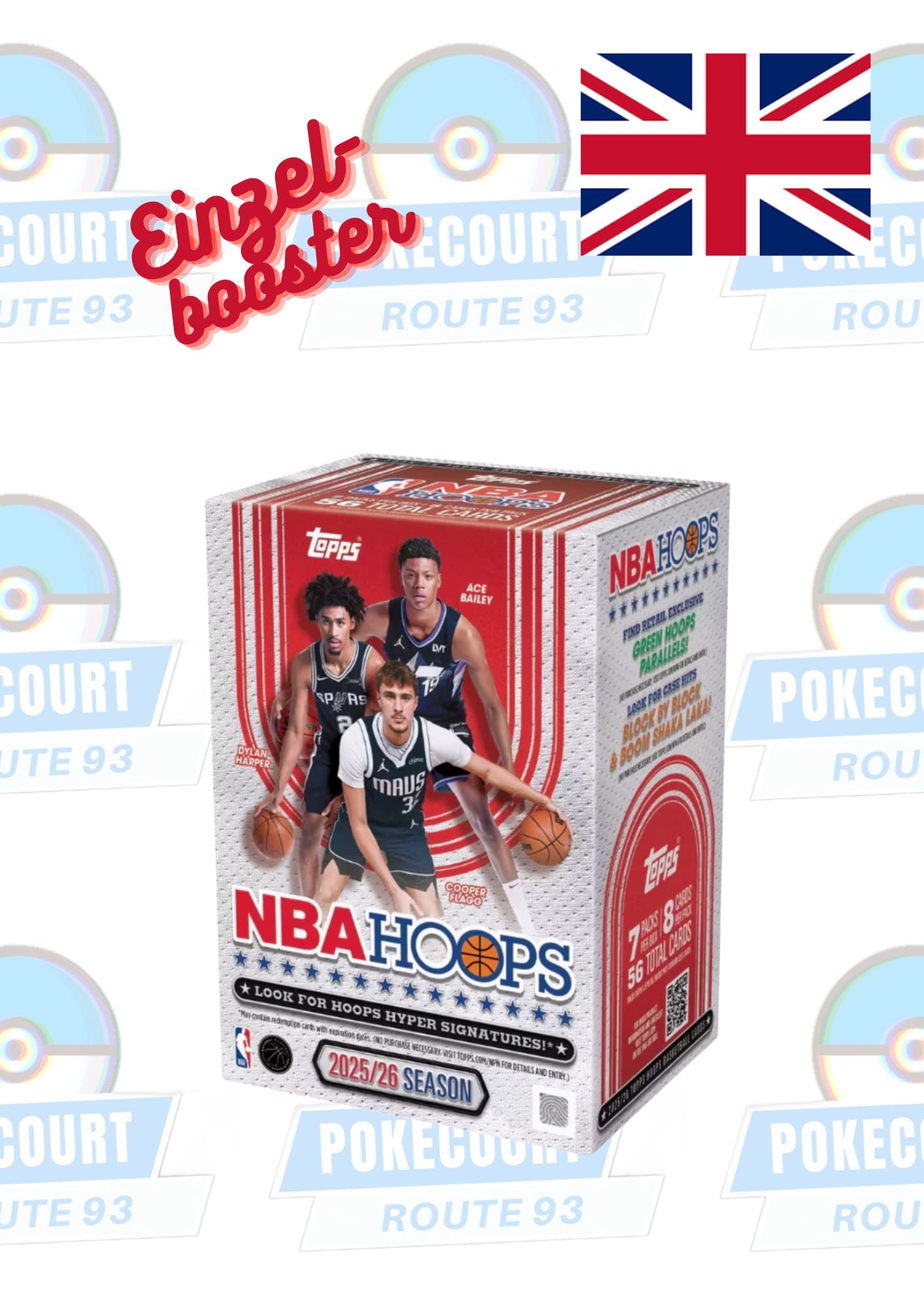 TOPPS NBA Hoops 2025/2026 Value Box (ENG) - Einzelbooster