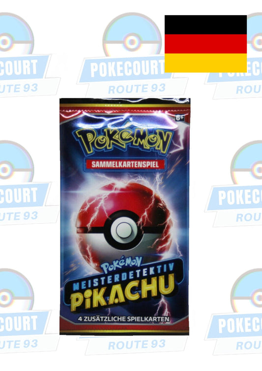 Meisterdetektiv Pikachu (DEU) - Einzelbooster (4 Cards)