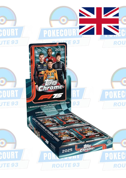 Topps Chrome Formula 1 2025 Hobby Box (ENG)