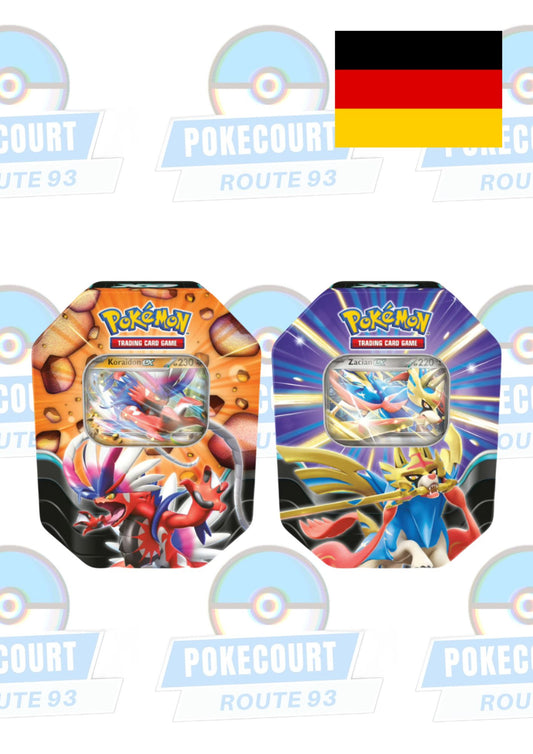Pokémon Tin Box Sommer 2025 Schlagkräftige Legenden (DEU)
