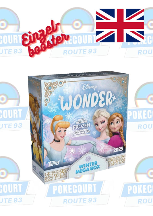 2025 Topps Disney Wonder Winter Mega Box - Einzelbooster