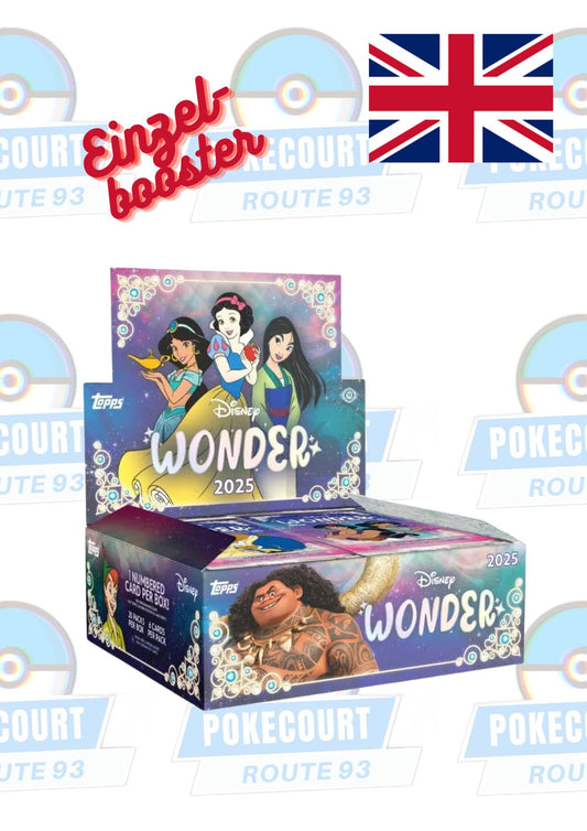 2025 Topps Disney Wonder Hobby Box - Einzelbooster