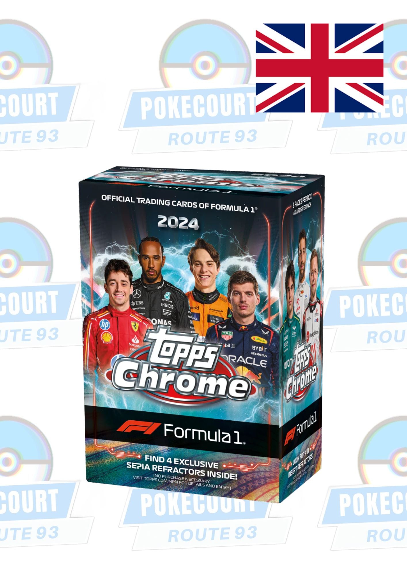 Topps Chrome Formula 1 2024 Value Box (ENG)